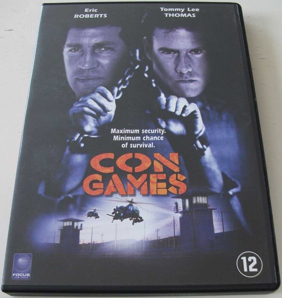 Dvd *** CON GAMES *** Maximum security, Engels, Nederlands, Actie, Ophalen of Verzenden