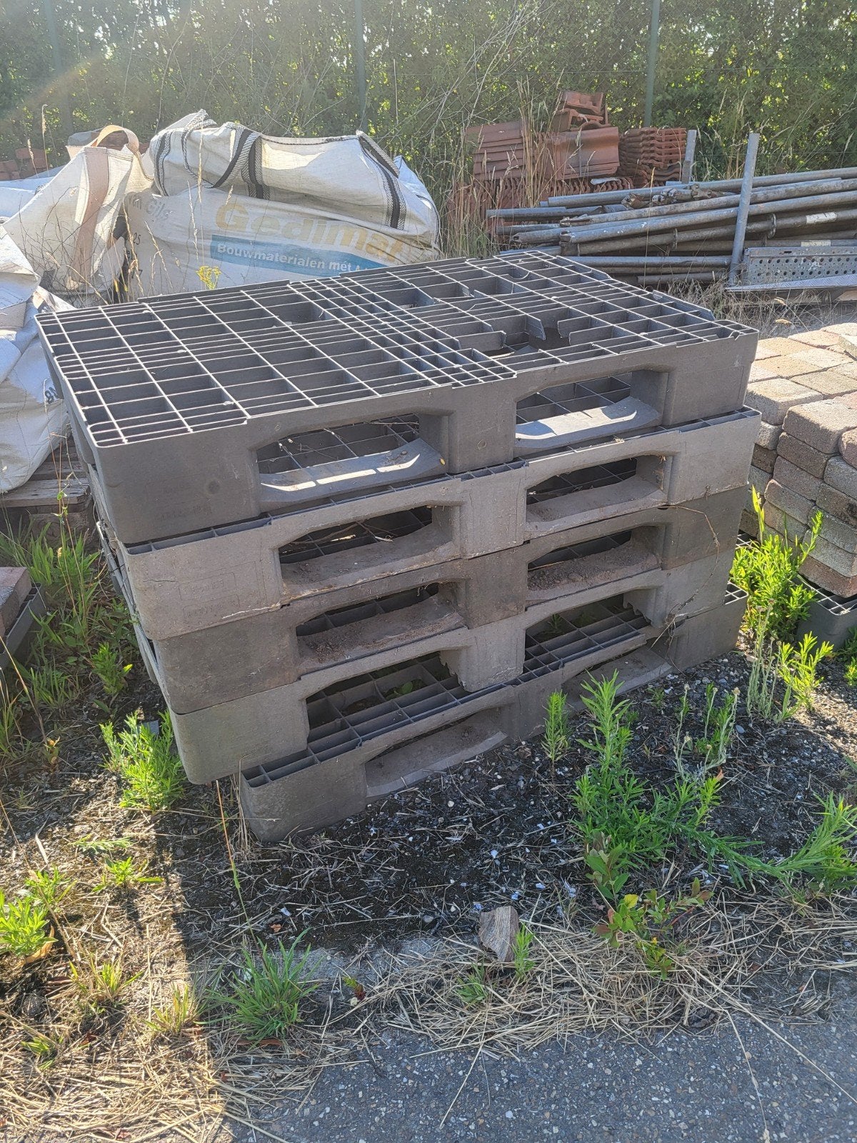 Plastic pallet, Tuin en Terras, Terrasdelen en Vlonders, Ophalen, Kunststof
