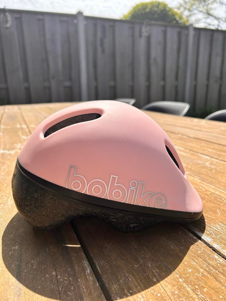 Bobike GO fietshelm roze - Kinderfietshelm, Ophalen of Verzenden, Zo goed als nieuw, Overige maten, Jongen of Meisje