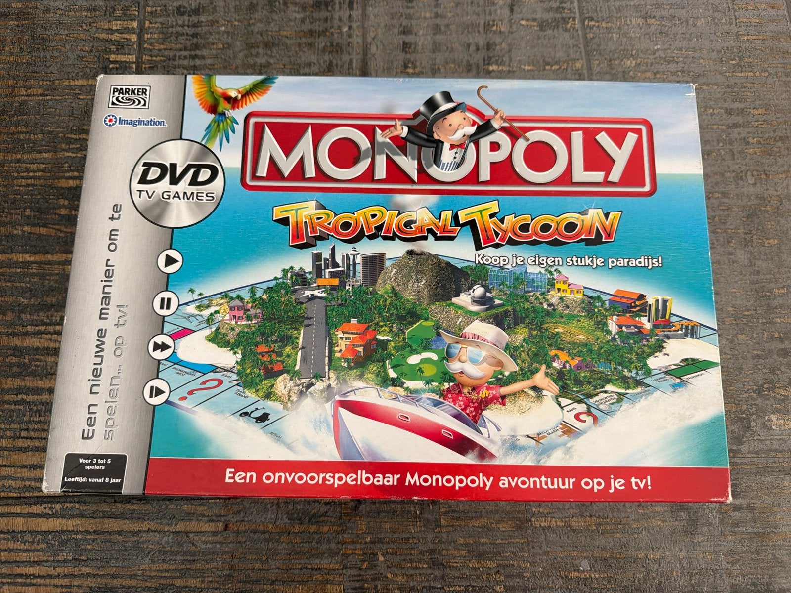 Monopoly Tropical Tycoon DVD TV Games, Een of twee spelers, Ophalen of Verzenden, Zo goed als nieuw