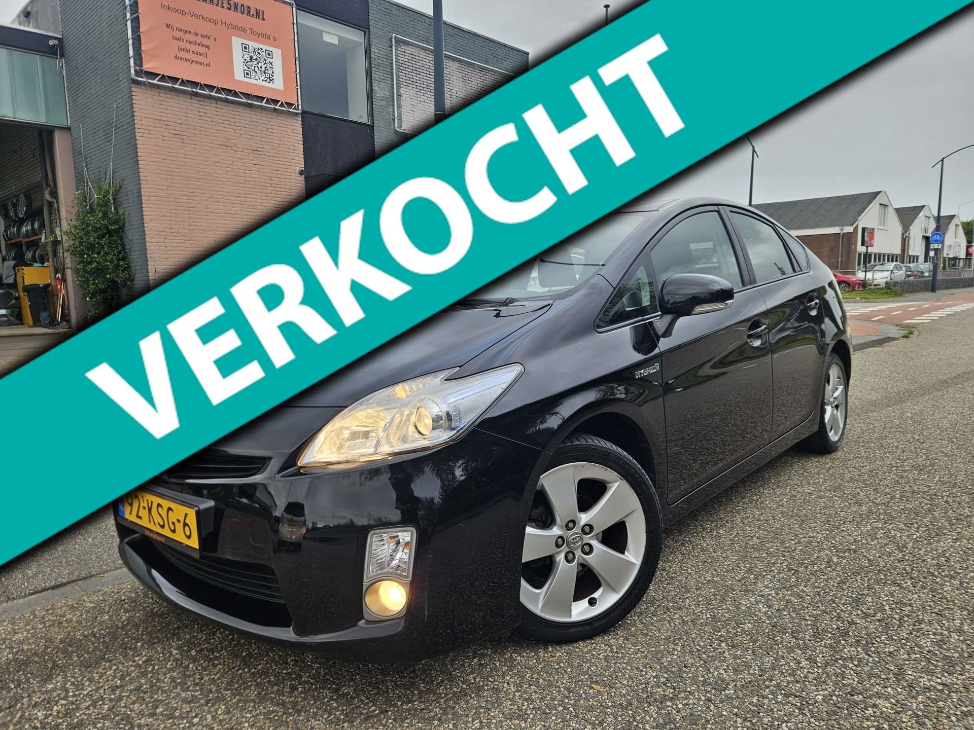 Toyota Prius Wij hebben nog goede Hybride Toyota`s>> drOranj, Gebruikt, Automatische klimaatregeling, 4 cilinders, Zwart