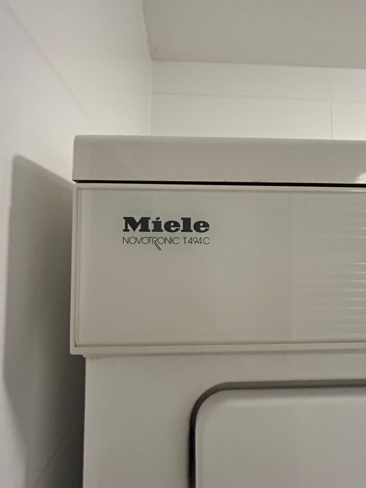 Miele Novotronic T494C Condensdroger - Gebruikt, Ophalen, 6 tot 8 kg, Gebruikt, Voorlader