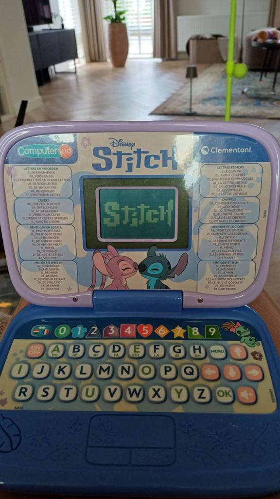 Stitch Disney computer kid 4 - 6 jaar, Ophalen of Verzenden, Zo goed als nieuw