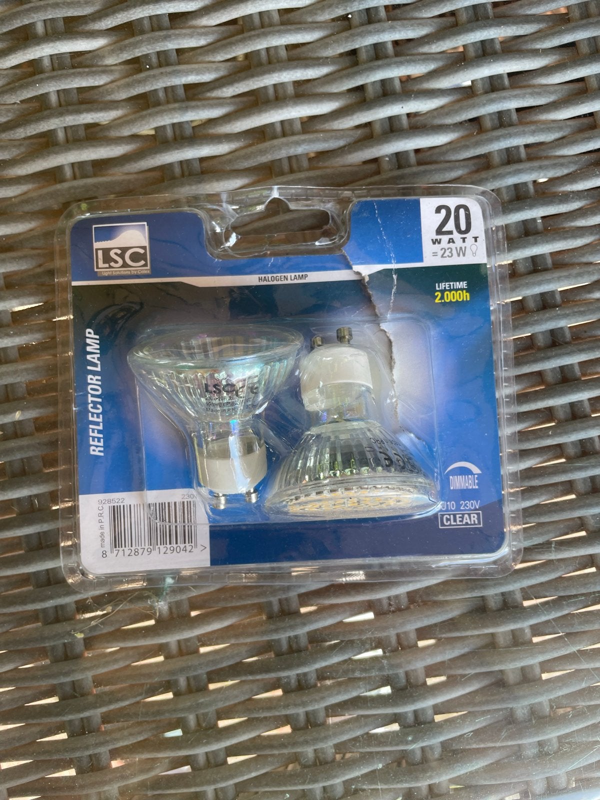 LSC Halogeen Reflectorlamp GU10 20W Dimbare Lamp, LSC Smart Connect, GU10, Dimbaar, Nieuw