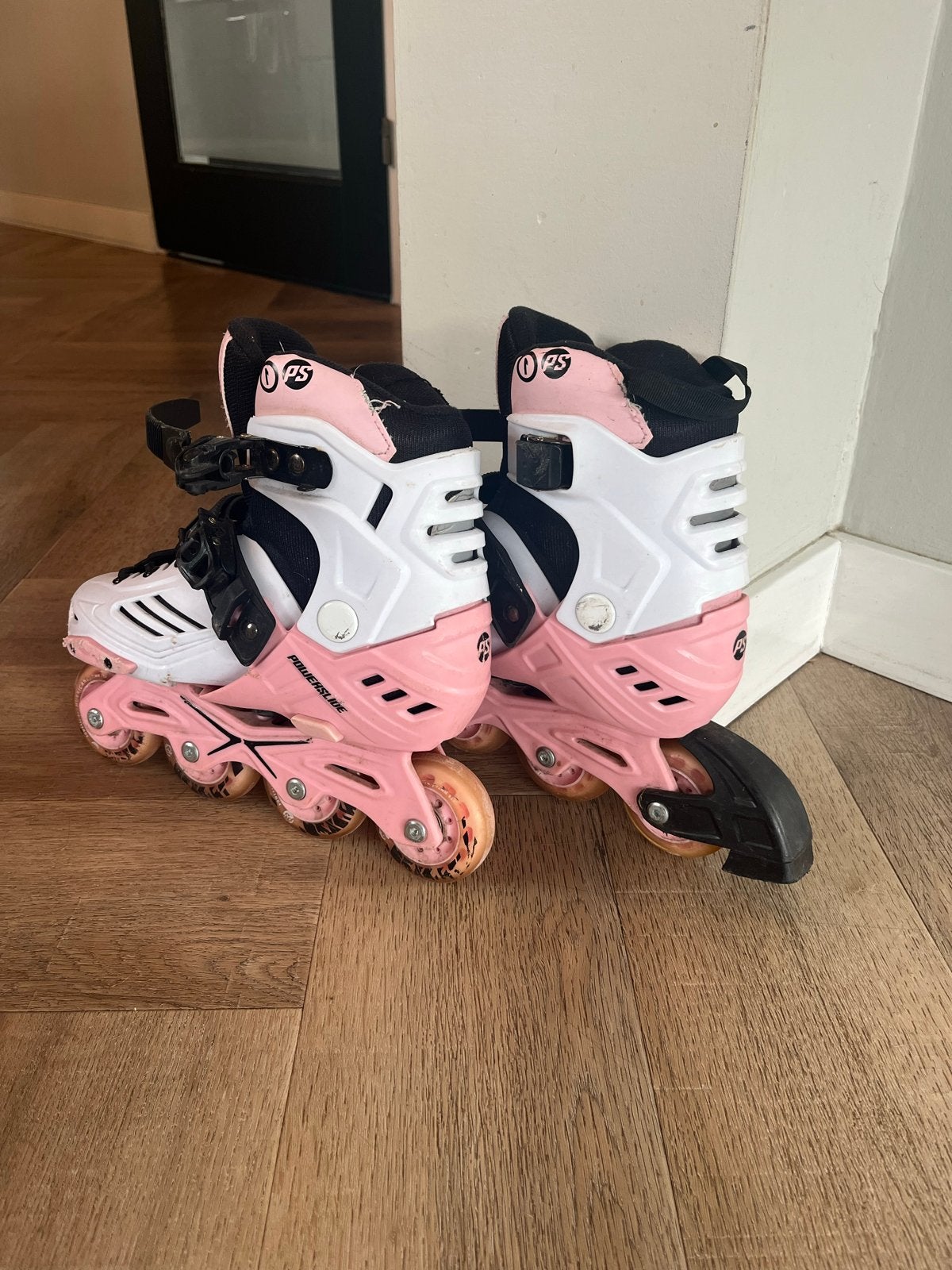 Powerslide inline skates - verstelbaar - roze/wit, Ophalen, Kinderen, Inline skates 4 wielen, Powerslide