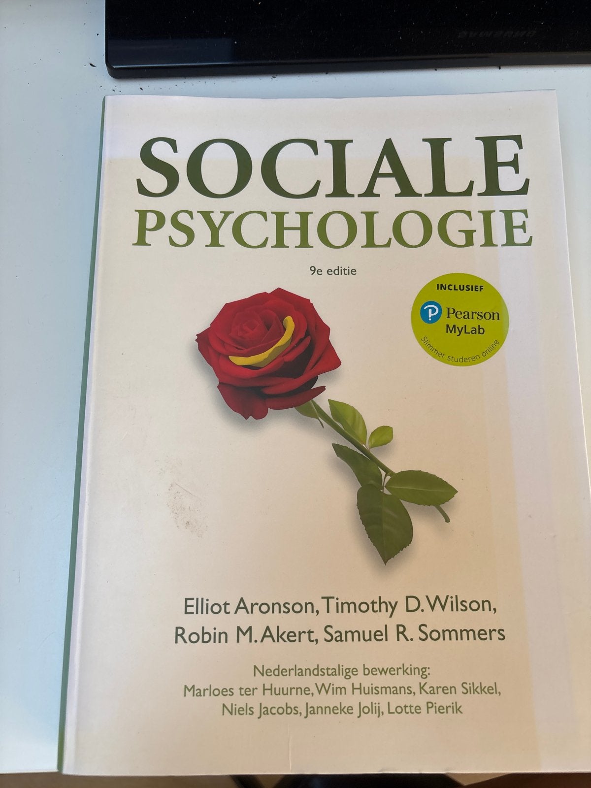 Sociale Psychologie - 9e editie - Aronson e.a., Ophalen of Verzenden, Gamma, Zo goed als nieuw, HBO