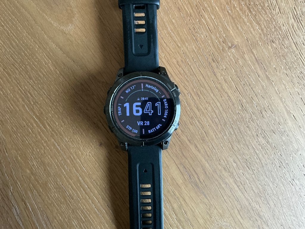 Garmin sporthorloge Fenix 7, Sieraden, Tassen en Uiterlijk, Ophalen, Gebruikt, Zwart, IOS