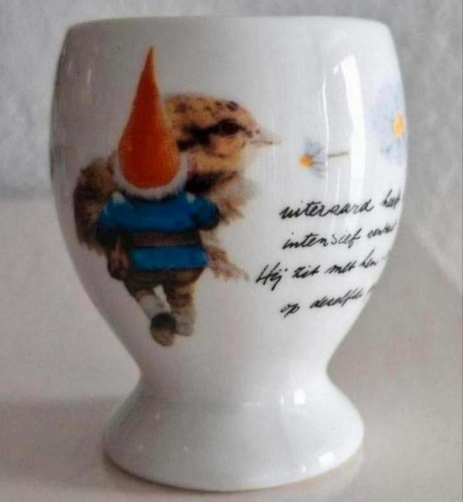 Rien Poortvliet Eierdopje David de Kabouter, Ophalen of Verzenden, Zo goed als nieuw, Glas, Overige stijlen