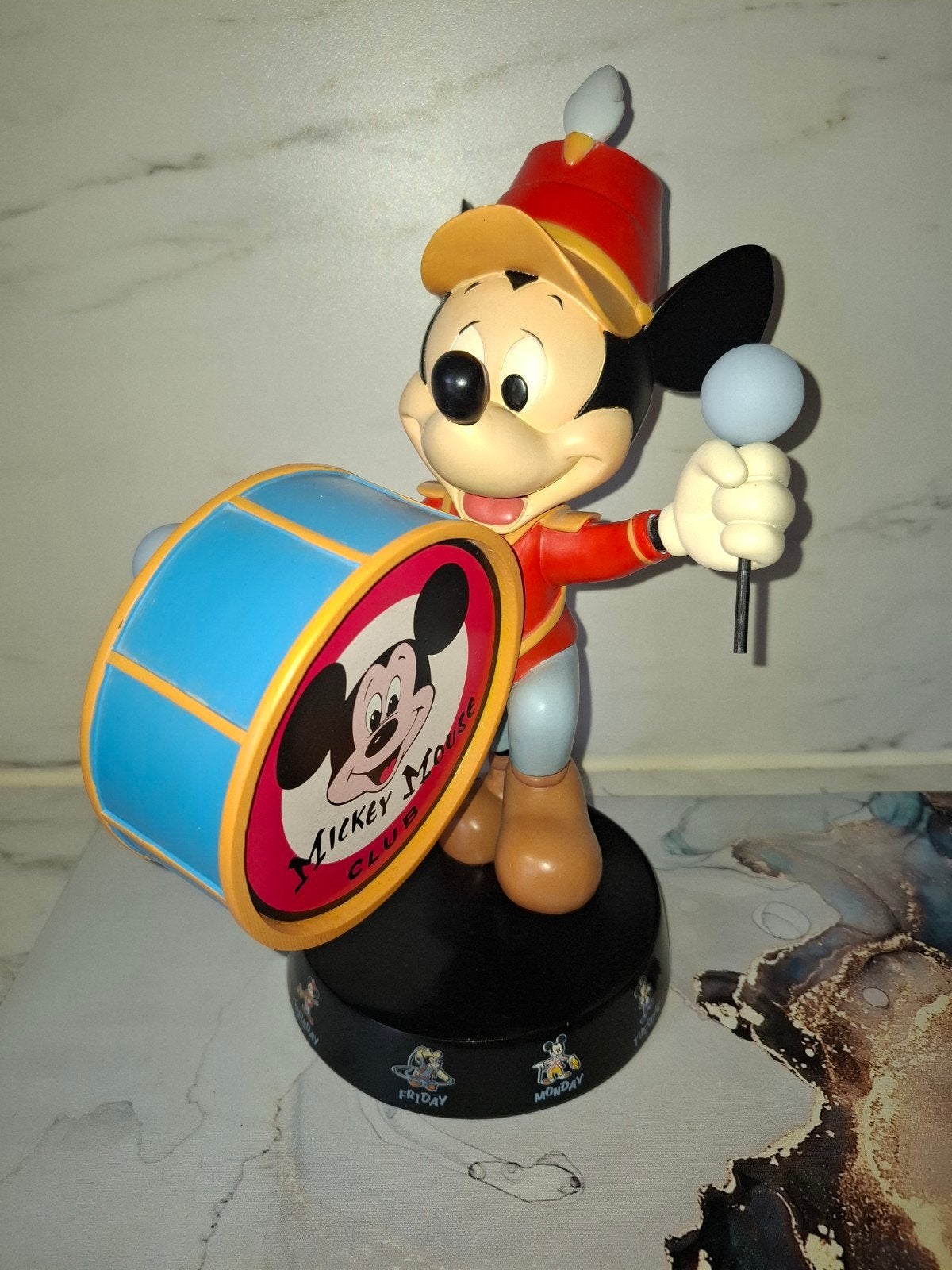 Disney beeld Mickey Mouse leader of the club, Verzamelen, Ophalen of Verzenden, Mickey Mouse, Zo goed als nieuw, Beeldje of Figuurtje