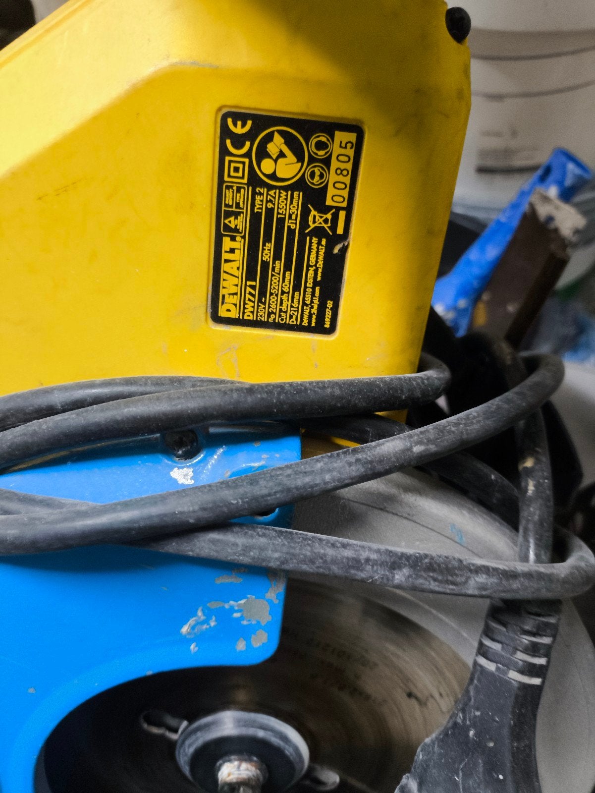 DeWalt DW9771 Cirkelzaag - Krachtig en Betrouwbaar, Doe-het-zelf en Verbouw, Gereedschap | Zaagmachines, Ophalen of Verzenden