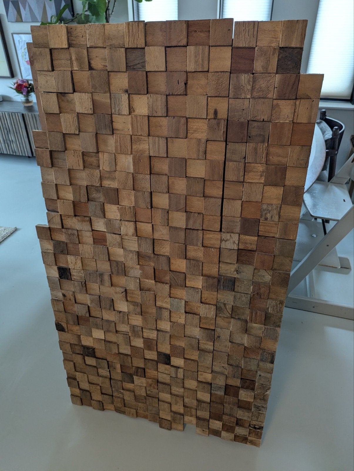 3D Houten Wandpaneel, Ophalen, Gebruikt, Handgemaakt, Hout