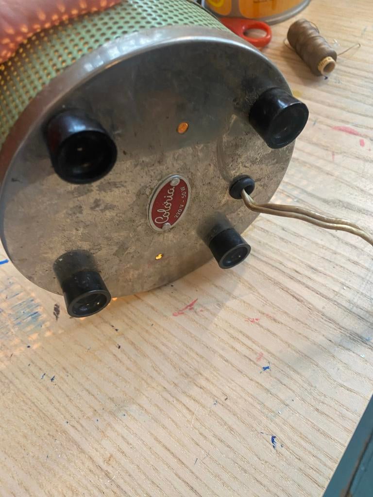 Vintage Coloria theelichtje / warmhouder jaren '50, Ophalen of Verzenden