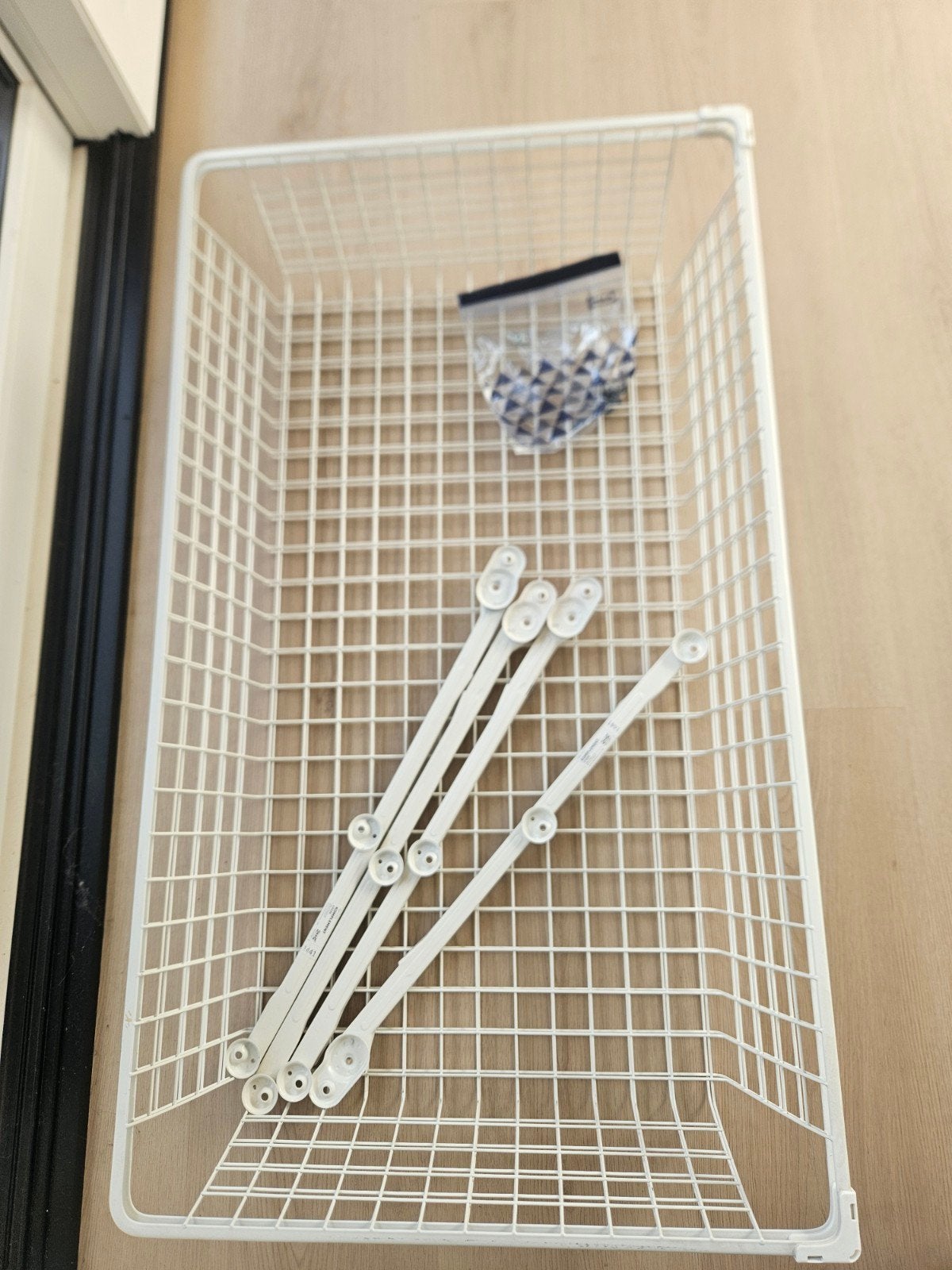 IKEA KOMPLEMENT draadmand 53,5 x 93,5 cm, Ophalen, Met plank(en), 75 cm of meer, Nieuw