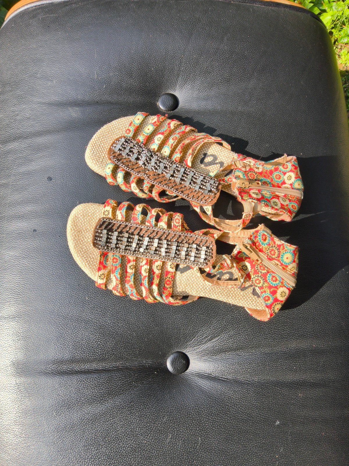 Capa de Ozono Mexicaanse sandalen, nooit gedragen, maat 38, Overige kleuren, Zo goed als nieuw, Capa de Ozono, Sandalen of Muiltjes