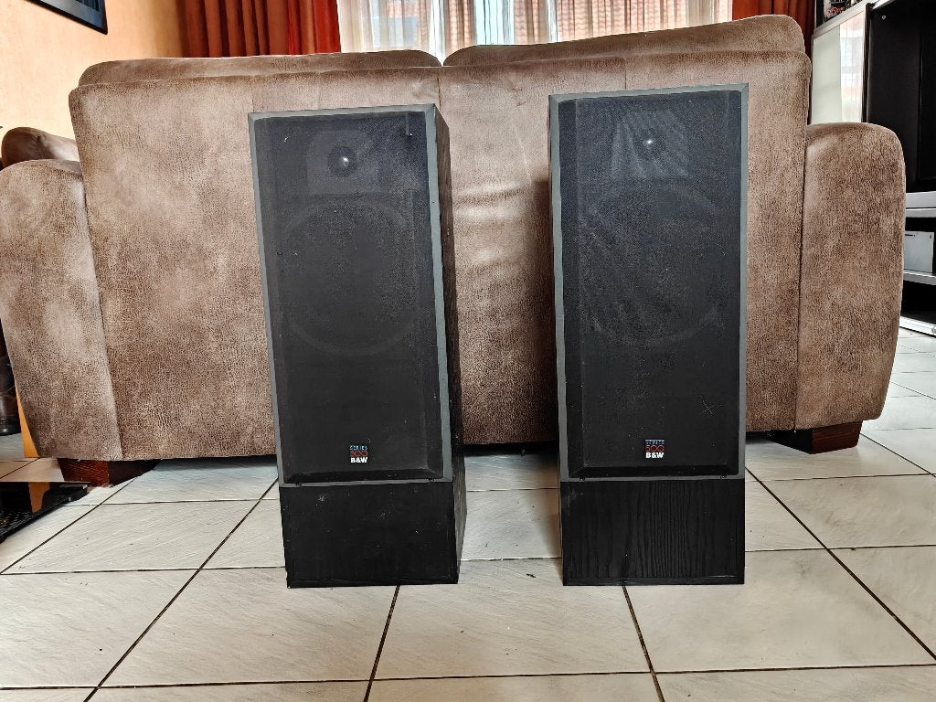 B&W DM570 luidsprekers, Audio, Tv en Foto, Luidsprekers, Ophalen, Gebruikt, Overige typen, 60 tot 120 watt