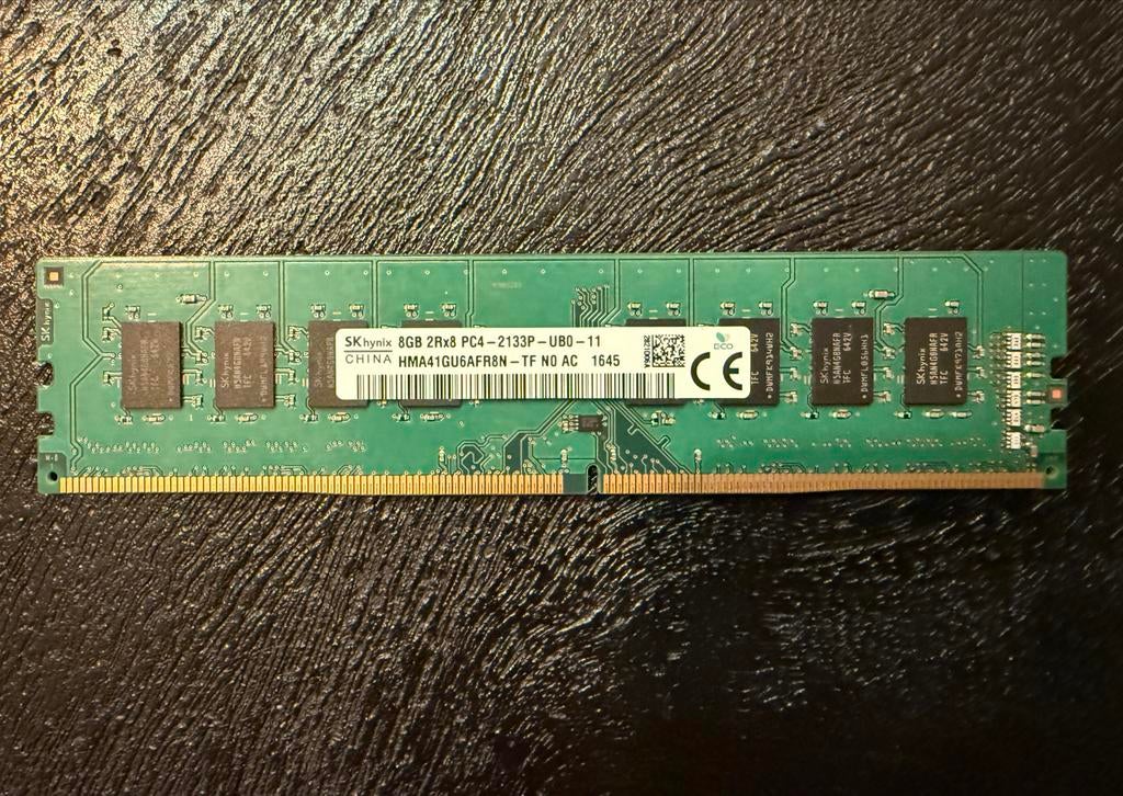 SK Hynix 8GB DDR4 2133MHz RAM Geheugenmodule, Computers en Software, RAM geheugen, Gebruikt, DDR4, 8 GB, Ophalen of Verzenden