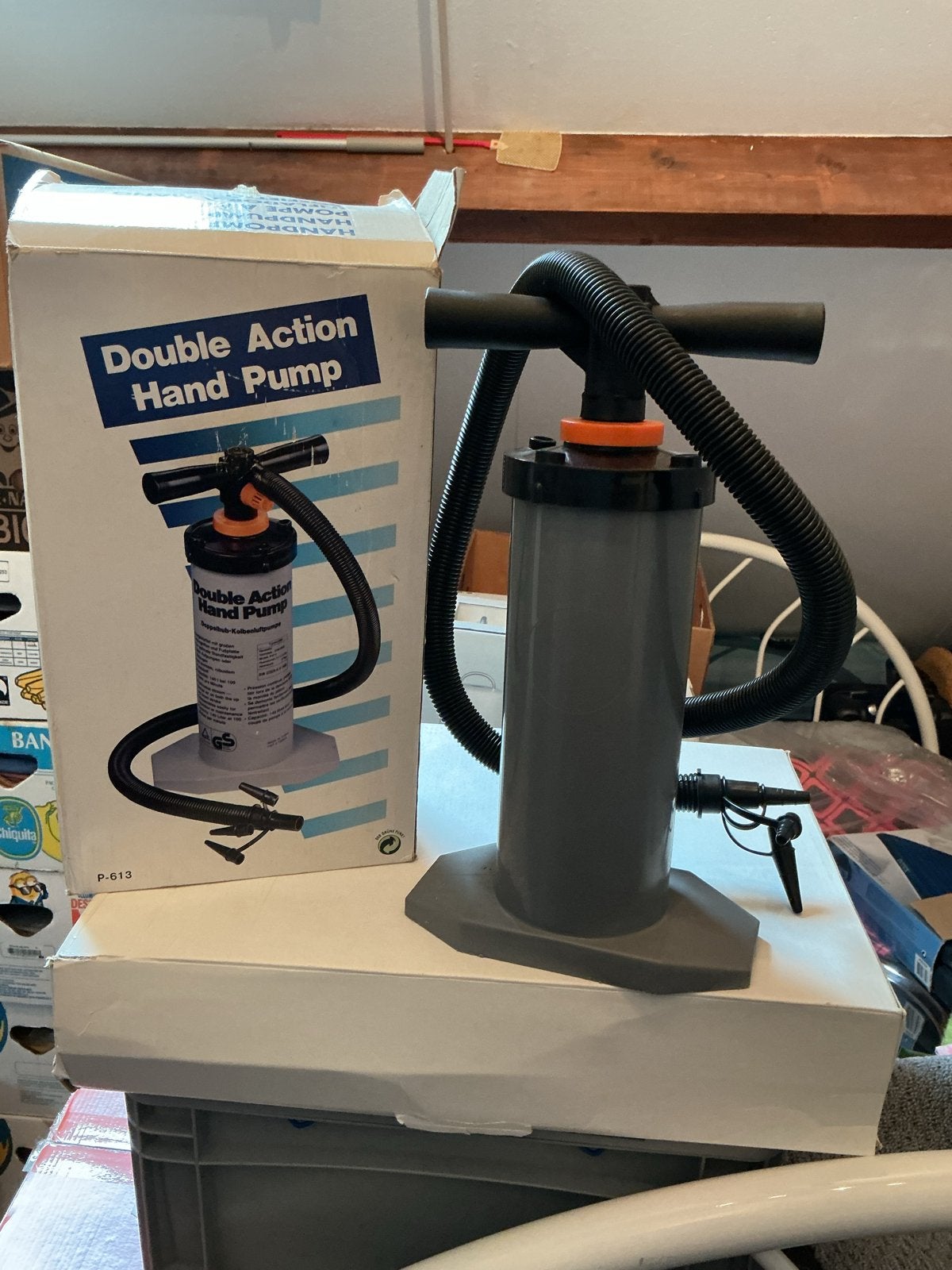 Double Action Handpomp voor opblaasboten en meer, Ophalen, Gebruikt, Overige typen