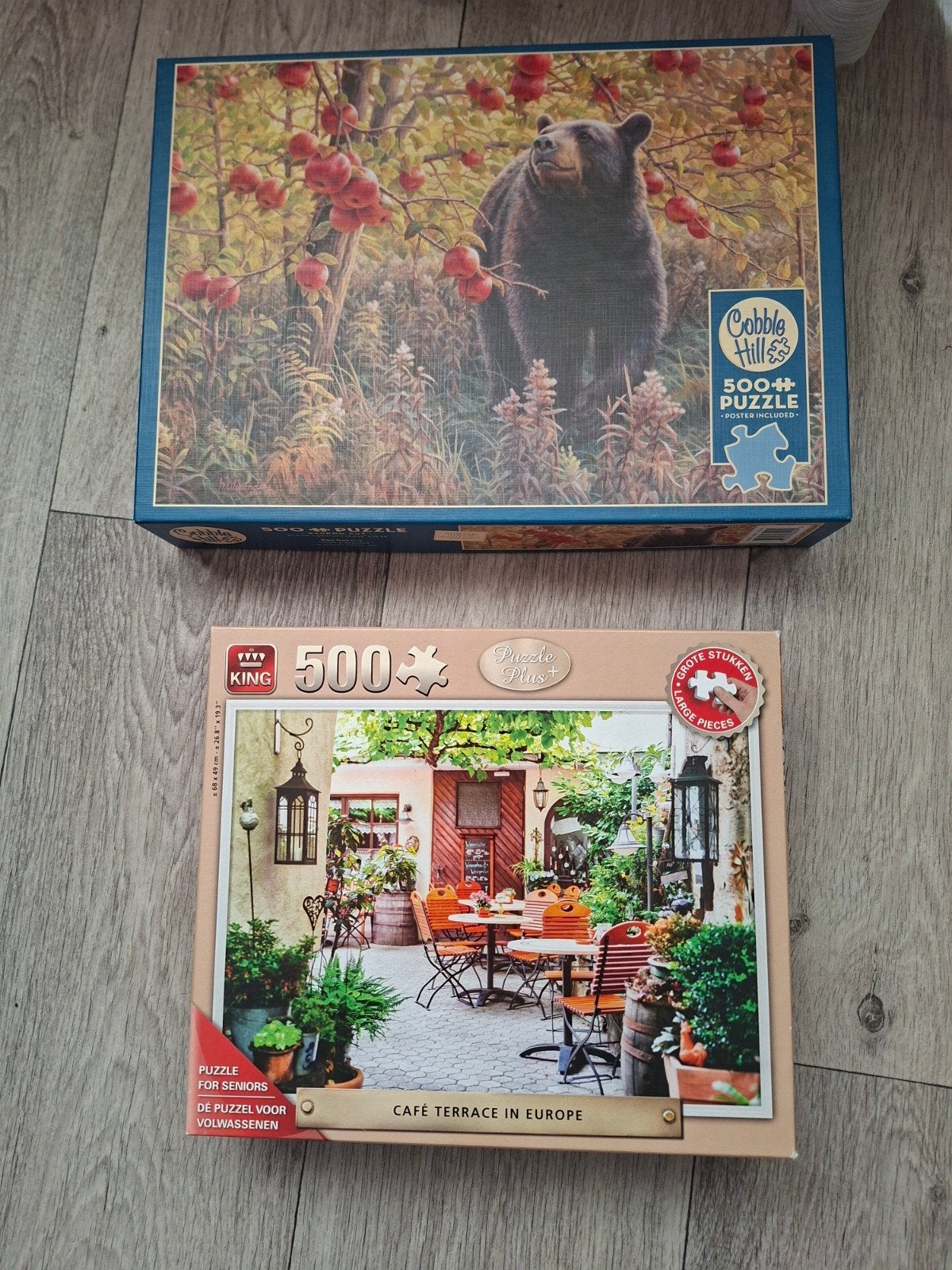 Leuke puzzel grote stukken 500 XL  en 200 XL, Ophalen of Verzenden, 500 t/m 1500 stukjes, Zo goed als nieuw