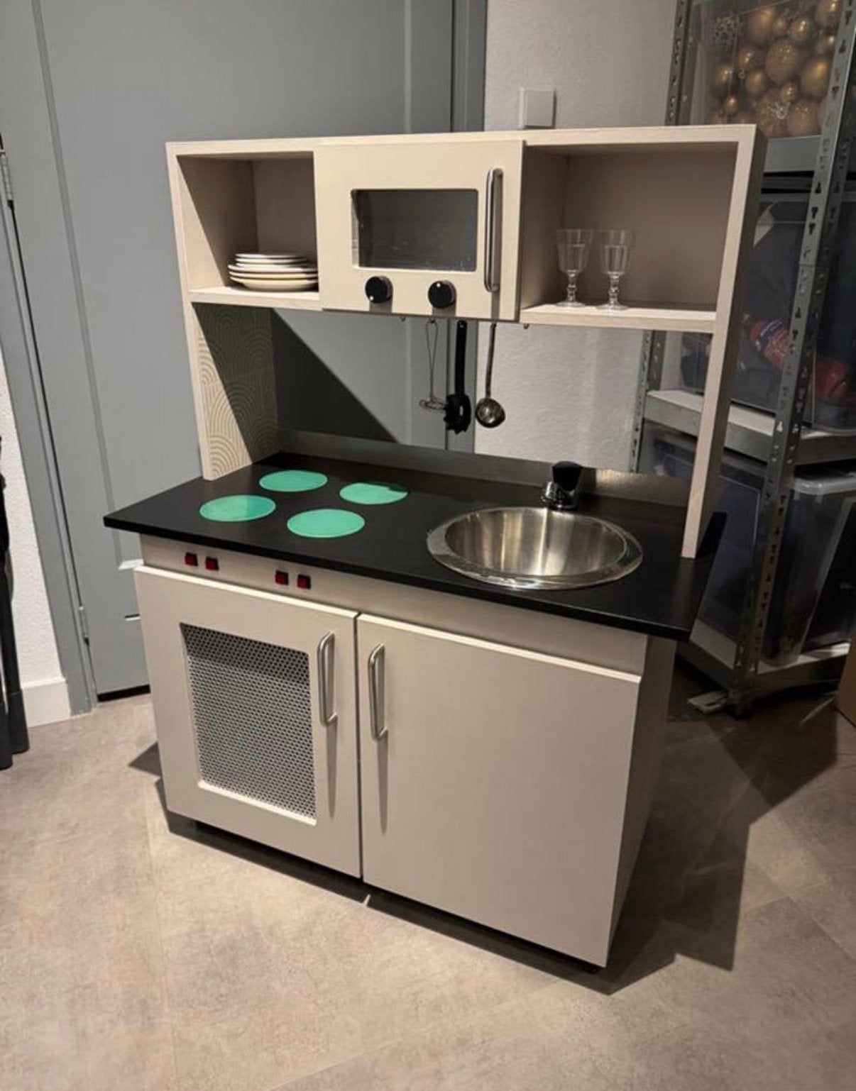 Uniek restylde Ikea keuken, Kinderen en Baby's, Speelgoed | Speelkeukens, Ophalen, Nieuw, Overige materialen, Speelkeuken