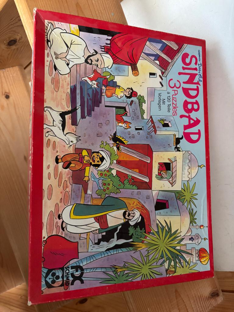 Puzzel 3 in 1 Sinbad, Ophalen, Meer dan 50 stukjes, Gebruikt