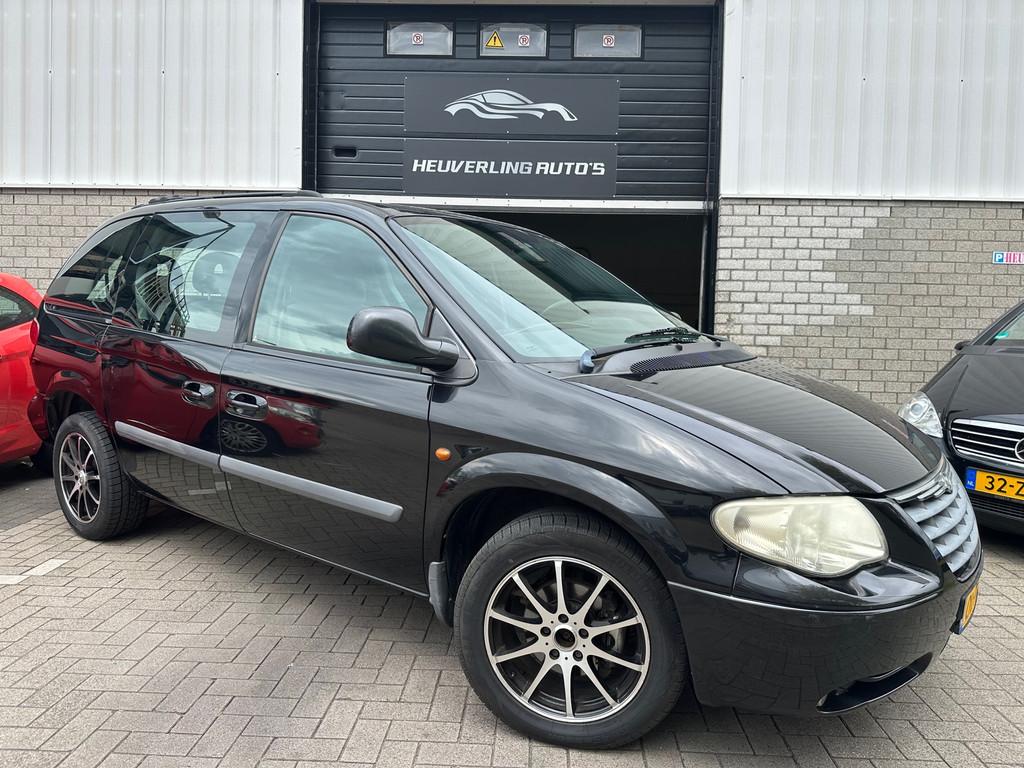 Chrysler Voyager 3.3i V6 SE Luxe | Automaat | Airco | 7 Pers, Auto's, Gebruikt, Zwart, 7 stoelen, Zwart