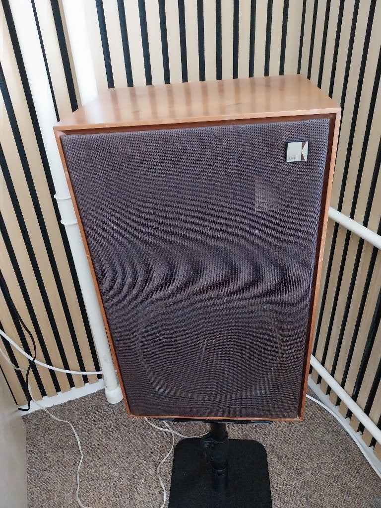 Kef chorale luidsprekers 6 _11-1973, Stereo speakers, Gebruikt, Minder dan 60 watt, Ophalen