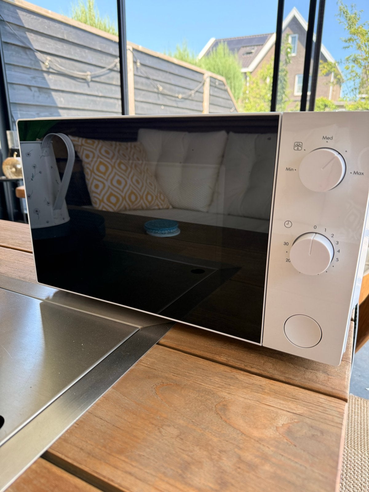 IKEA TILLREDA Magnetron Wit -  Nieuw, Witgoed en Apparatuur, Magnetrons, Ophalen, Nieuw, Magnetron, Draaiplateau