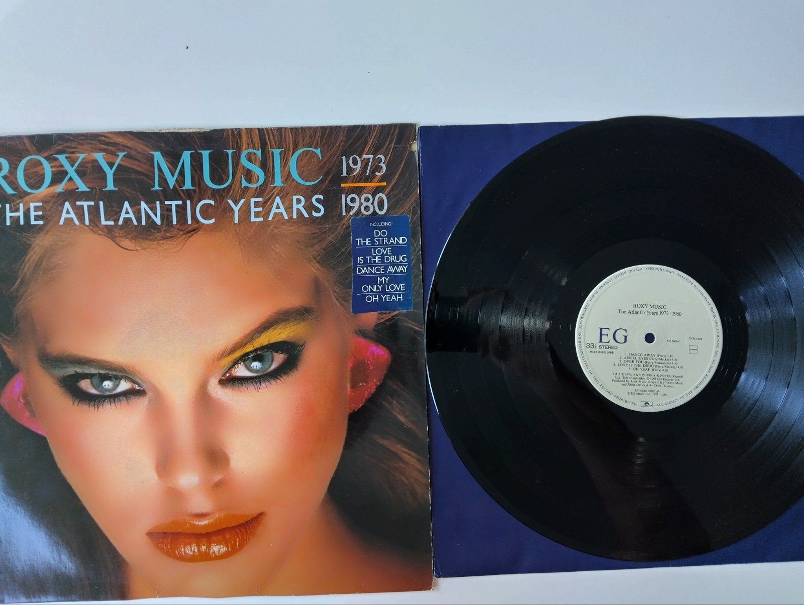 Roxy Music - The Atlantic Years 1973-1980 Krasvrije LP, LP, Gebruikt, Pop, Ophalen of Verzenden