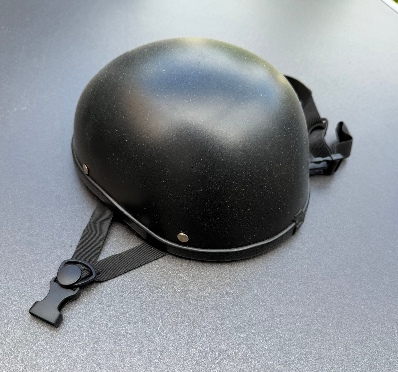 Ametikaanse motorhelm, Fietsen en Brommers, Brommerhelmen, Ophalen of Verzenden, Zo goed als nieuw