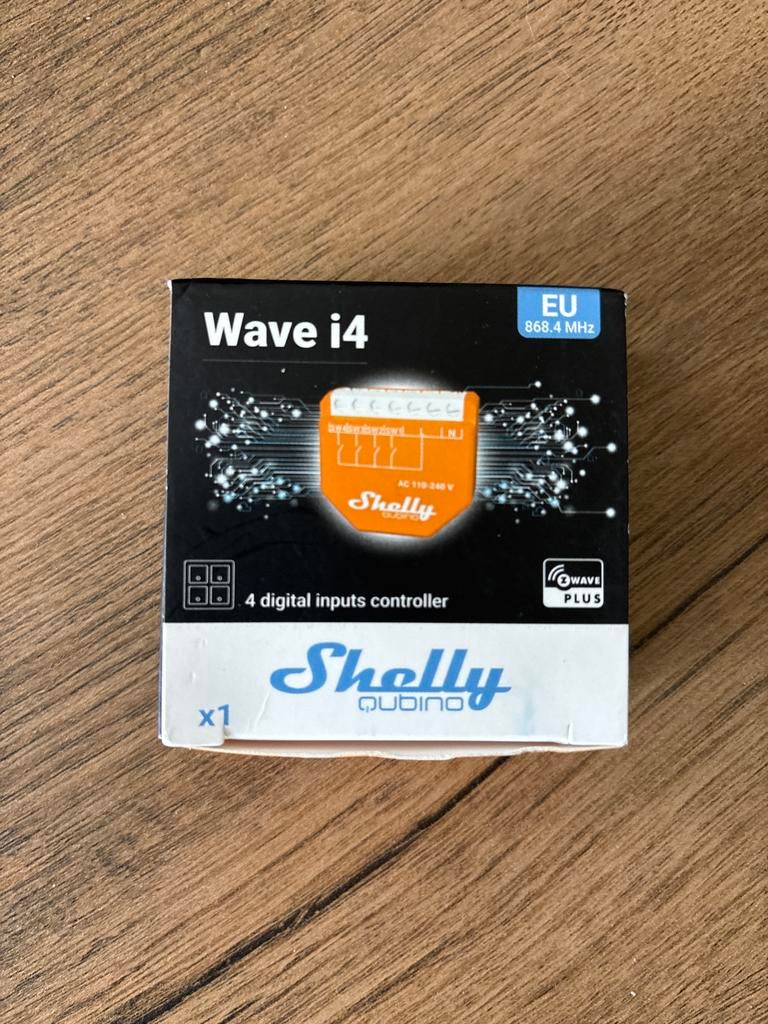Shelly Wave i4 Z-Wave Plus 4 digitale ingangen controller, Ophalen, Nieuw, Overige typen