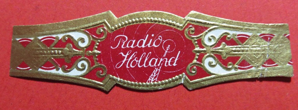 Sigarenbandje Reclamebandje Radio Holland, Verzamelen, Verzenden, Gebruikt, Sigarenbandjes