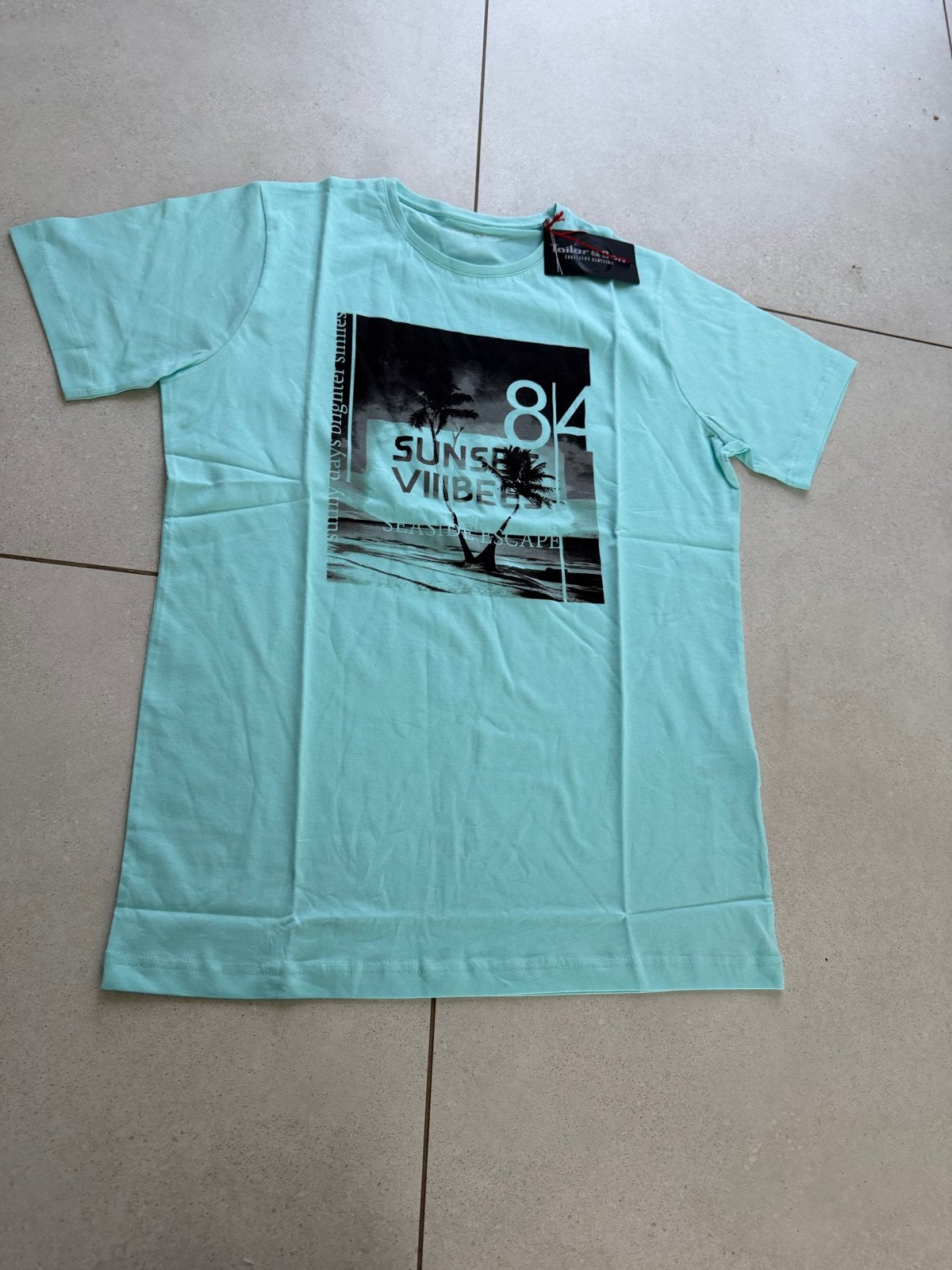 Tailor & Son T-shirt Maat L - Nieuw met label, Ophalen of Verzenden, Nieuw, Maat 52/54 (L), Groen