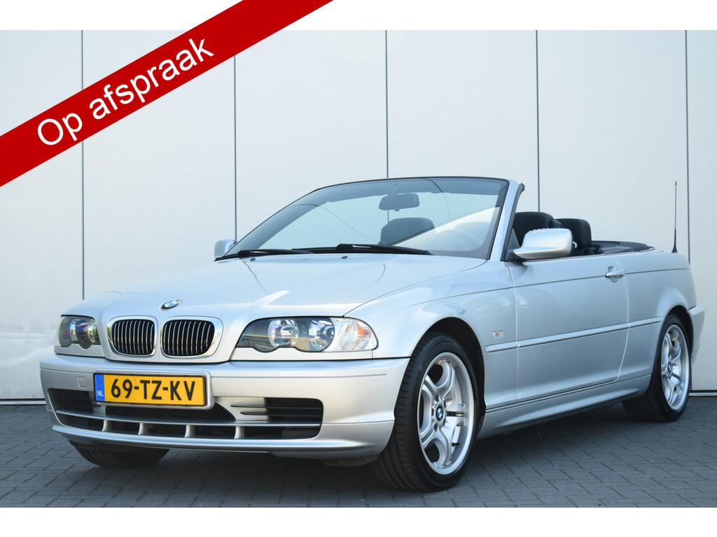 BMW 3 Serie Cabrio 318Ci Executive Automaat Leer Titansilver, Auto's, BMW, Automaat, Achterwielaandrijving, Cabriolet, 4 stoelen