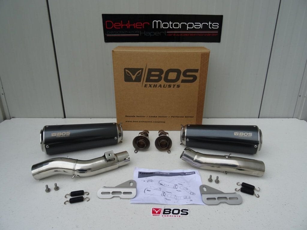 Bos SSEC Carbon Steel Dempers Kawasaki Z1000 2010-2020 Ekeur, -, -, Nieuw, Ophalen of Verzenden