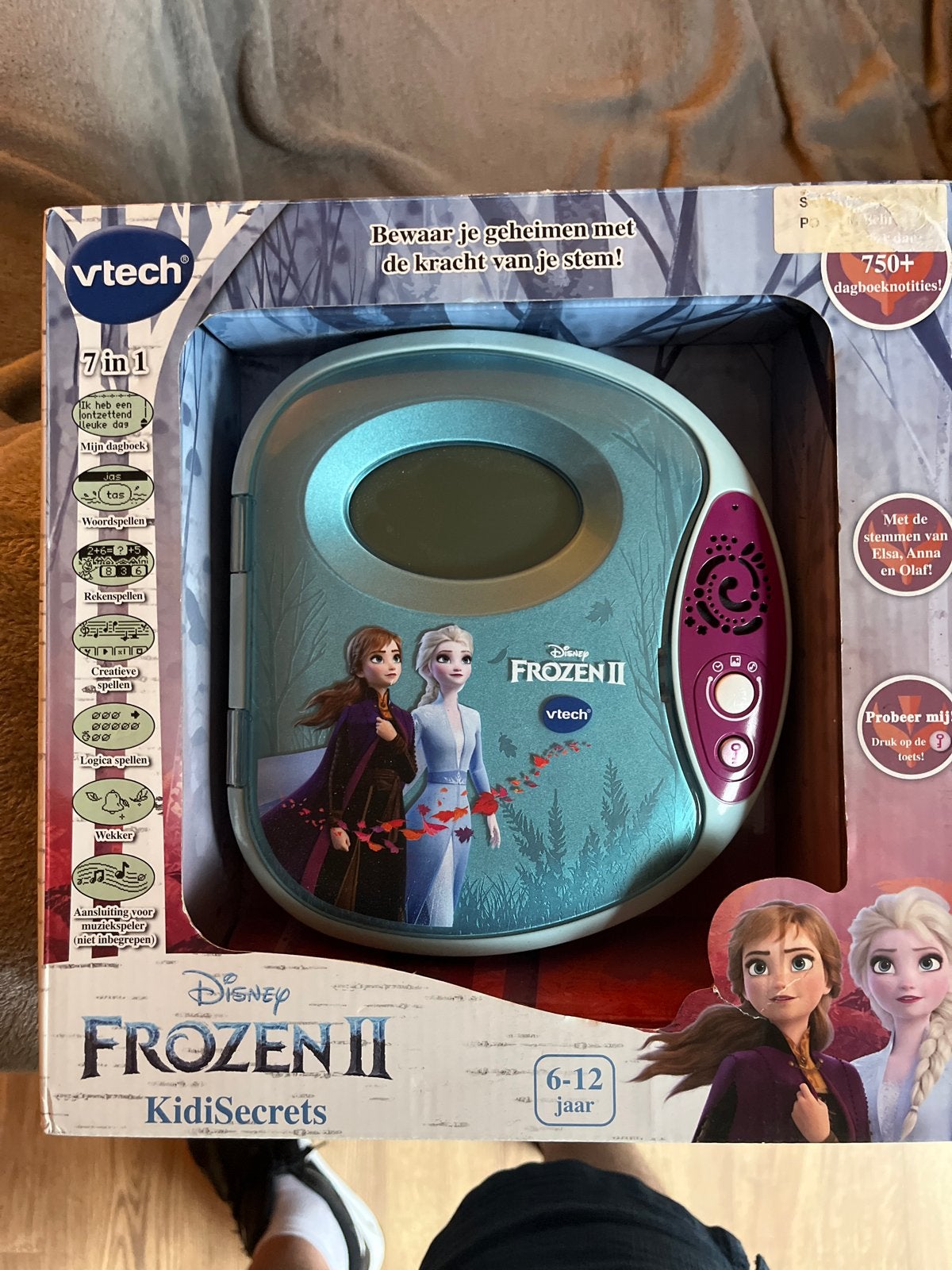 Vtech KidiSecrets Frozen 2 Dagboek met stemherkenning, Kinderen en Baby's, Ophalen of Verzenden, Nieuw