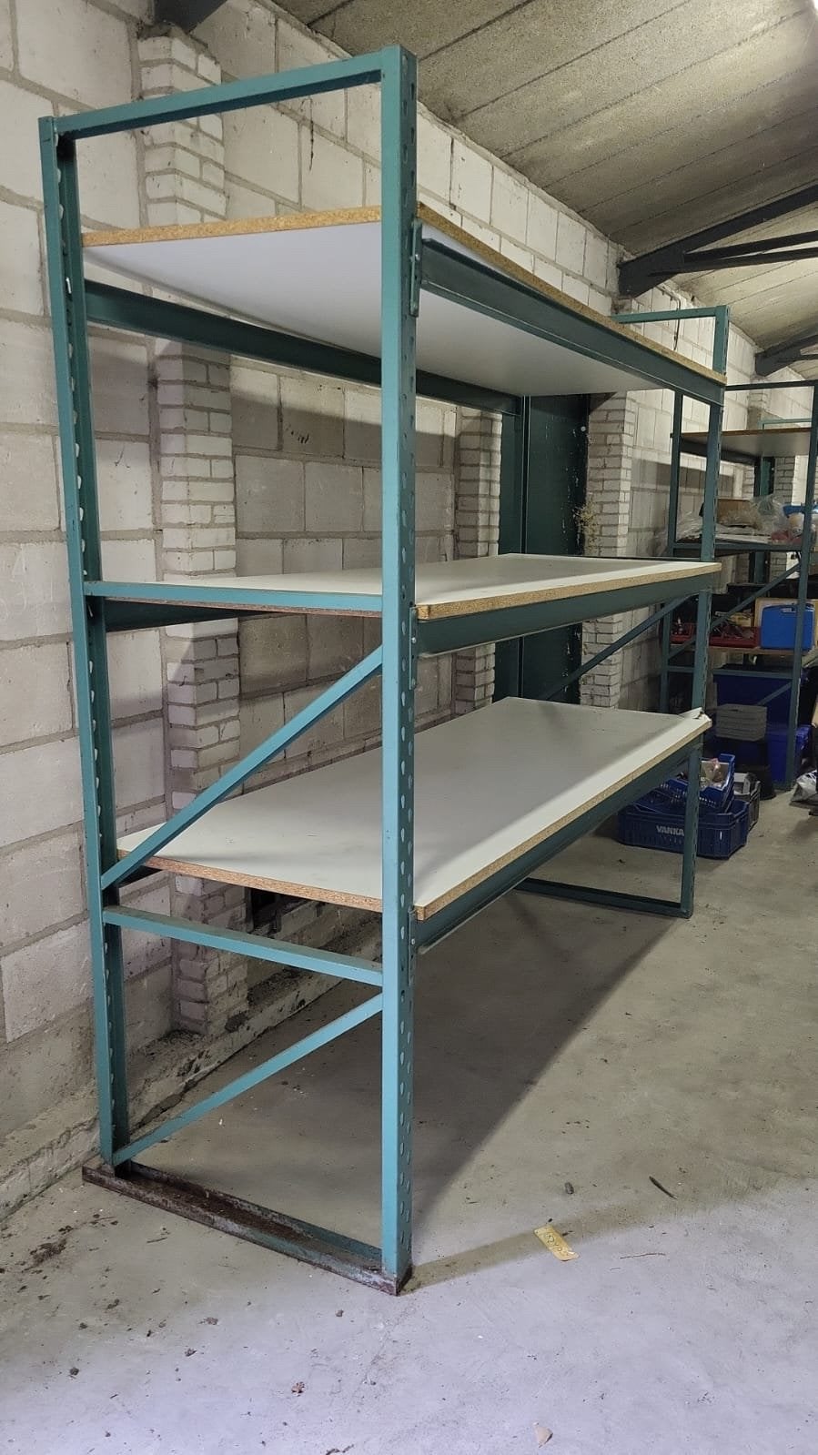 2stuks - Stevige zware stelling met 28mm gelamineerd hout., Ophalen