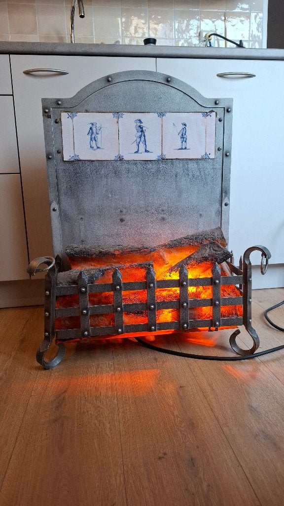 Haardje, decoratie, Ophalen, Gebruikt, Vrijstaande haard, Houthaard