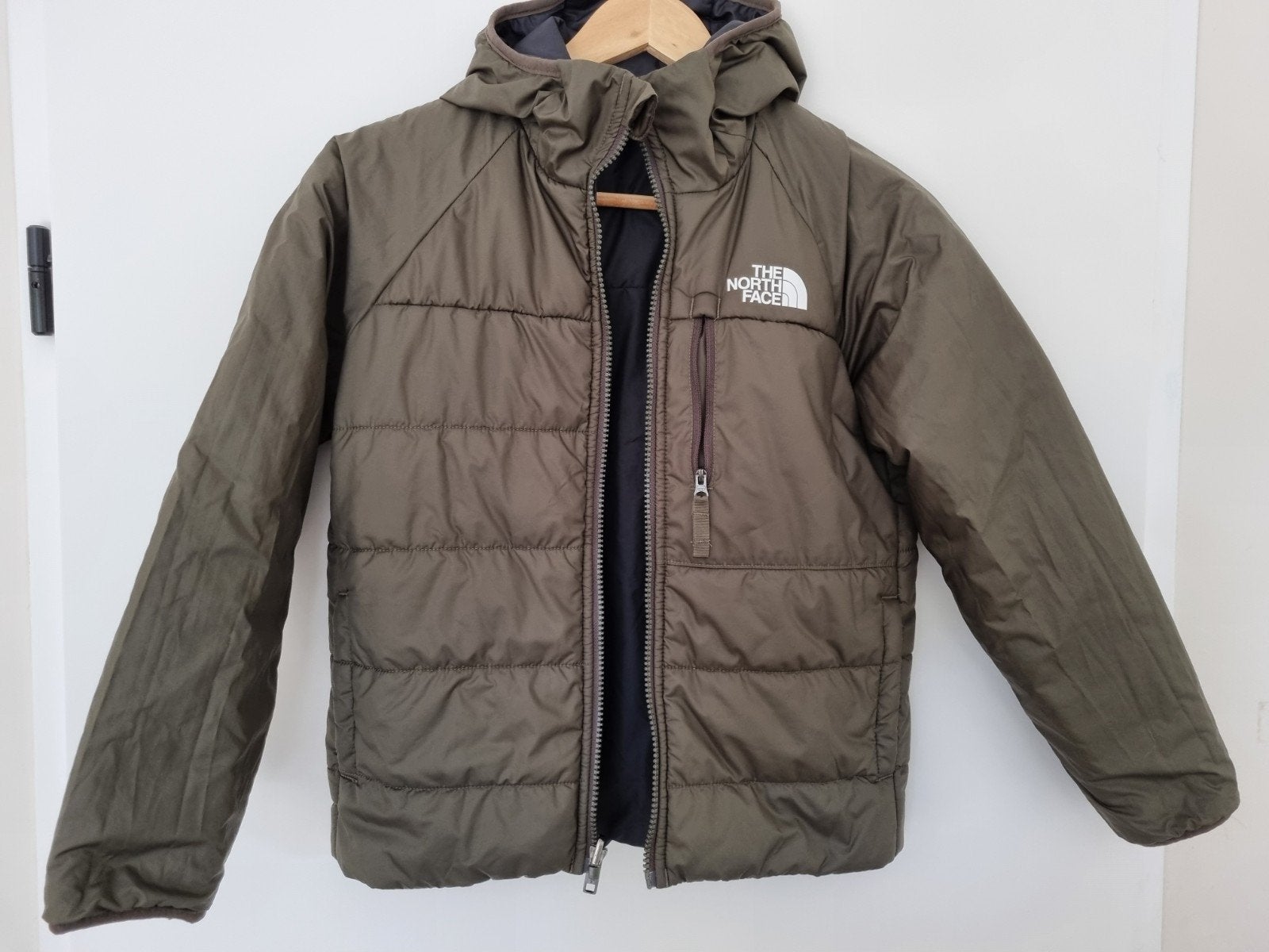 North Face jongens tussenjas 122-130, Kinderen en Baby's, Ophalen, Zo goed als nieuw, Jongen, Jas
