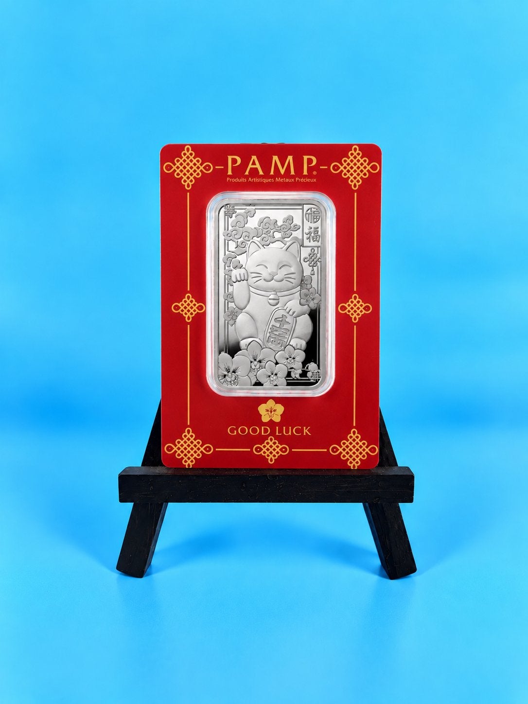 PAMP Suisse🇨🇭Lucky Cat Maneki Neko 1 oz Zilver, Ophalen of Verzenden, Zilver