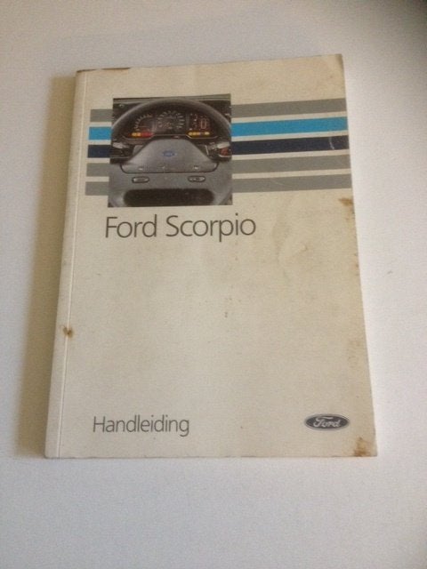 Ford Scorpio Handleiding - Origineel Boekje  1994  NL, Ophalen of Verzenden