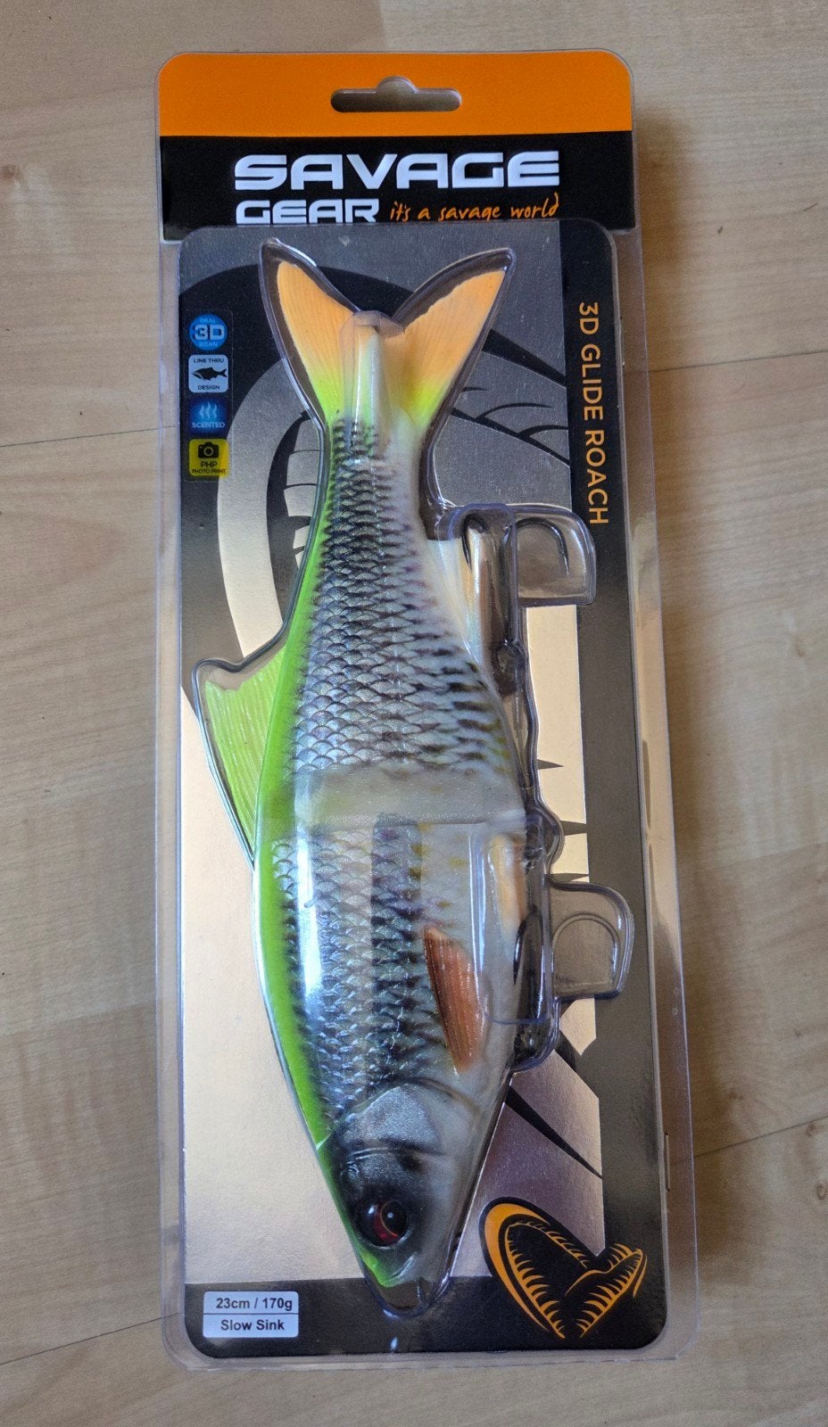 Savage Gear 3D Glide Roach, Watersport en Boten, Hengelsport | Roofvissen, Ophalen of Verzenden, Nieuw, Overige typen