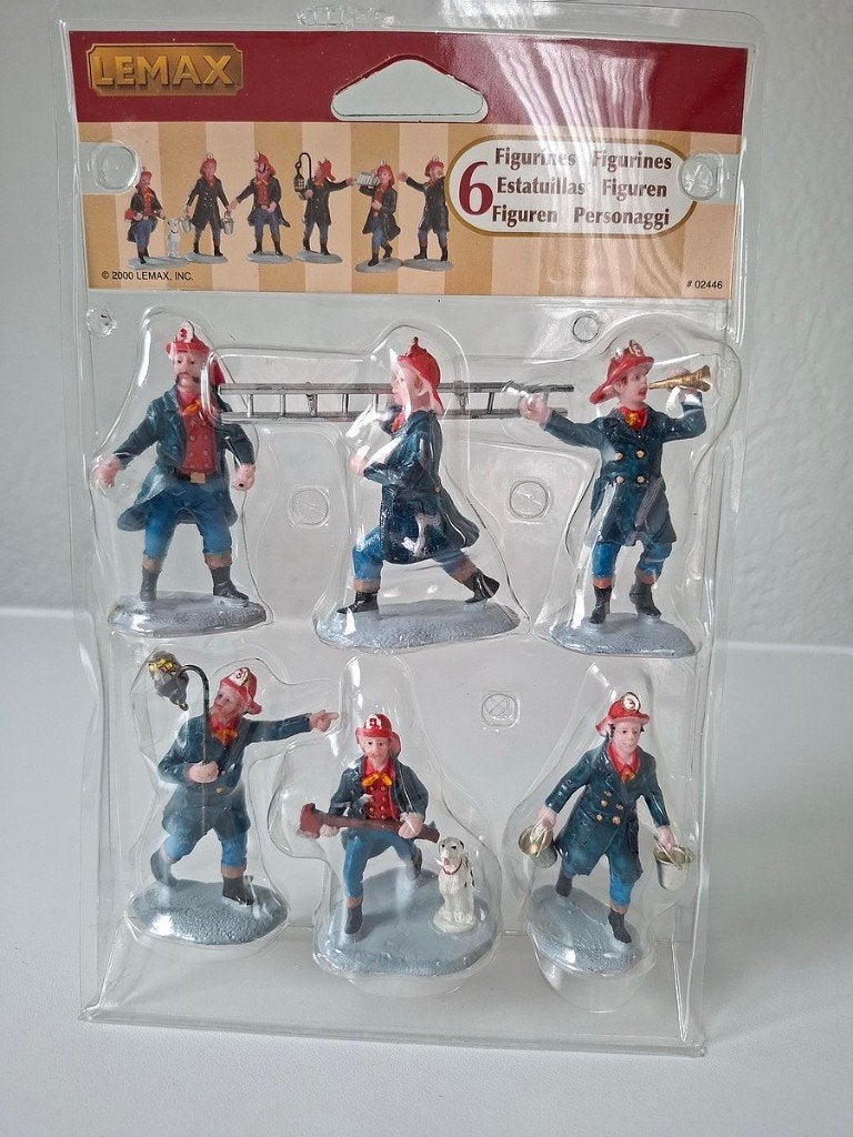 Lemax Brandweermannen kerstfiguren, Ophalen, Nieuw