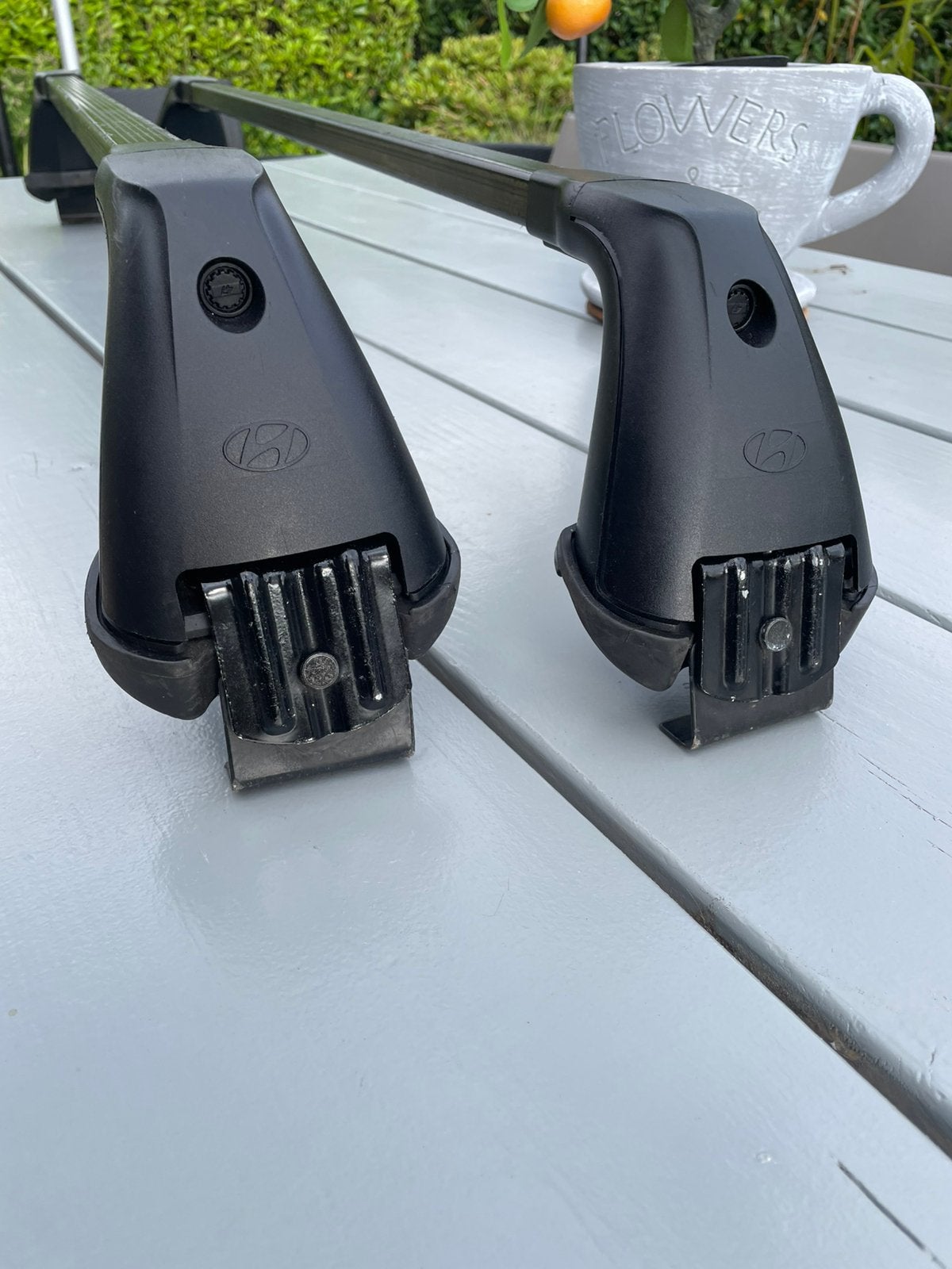 Originele dakdragers Hyundai ix20 en Kia Venga!, Auto diversen, Dakdragers, Ophalen of Verzenden, Gebruikt