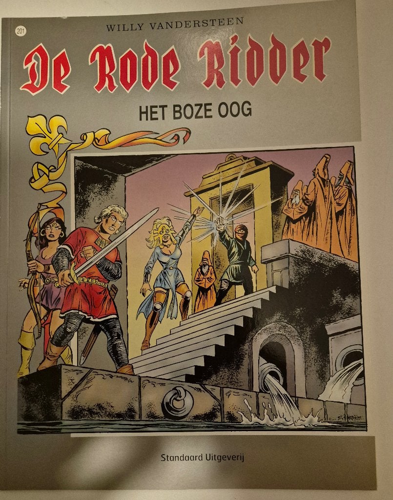 De rode ridder, Eén stripboek, Ophalen, Gelezen