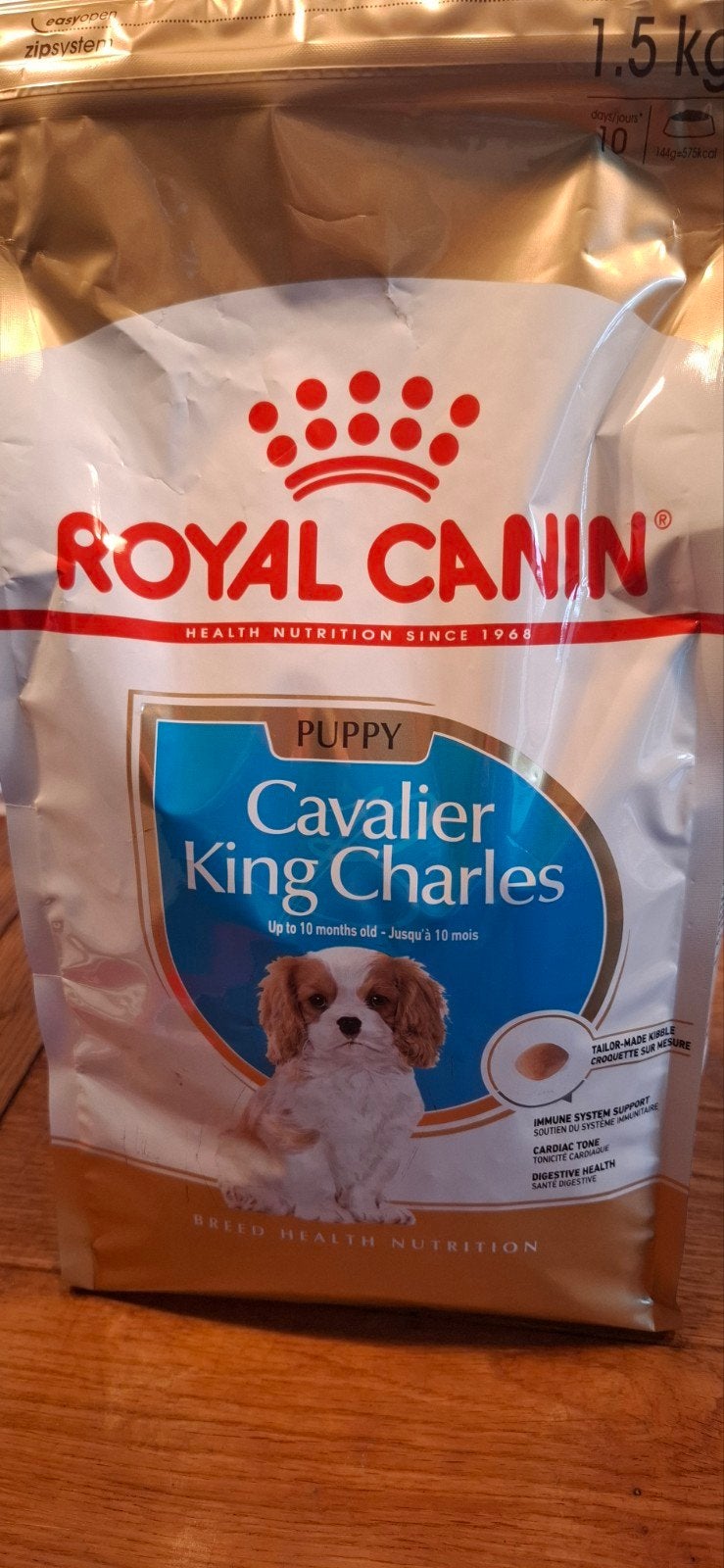 Cavalier King Charles puppy voer, Ophalen of Verzenden, Hond