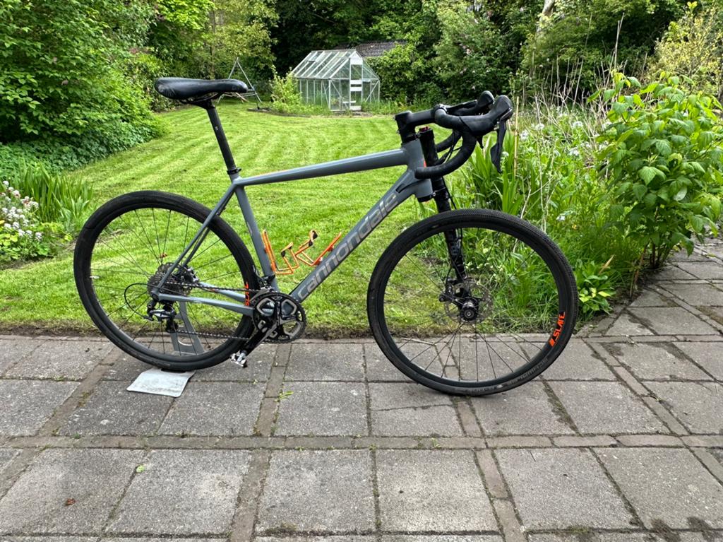 Cannondale gravelbike Slate Lefty aluminium M, Fietsen en Brommers, Fietsen | Mountainbikes en ATB, Ophalen, Gebruikt, Schijfrem
