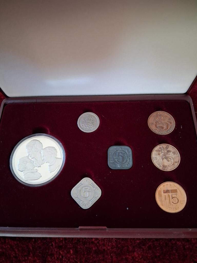 De Stuiver Collectie 1907 - 1994, Postzegels en Munten, Munten | Nederland, Ophalen of Verzenden, Koningin Wilhelmina, 5 cent