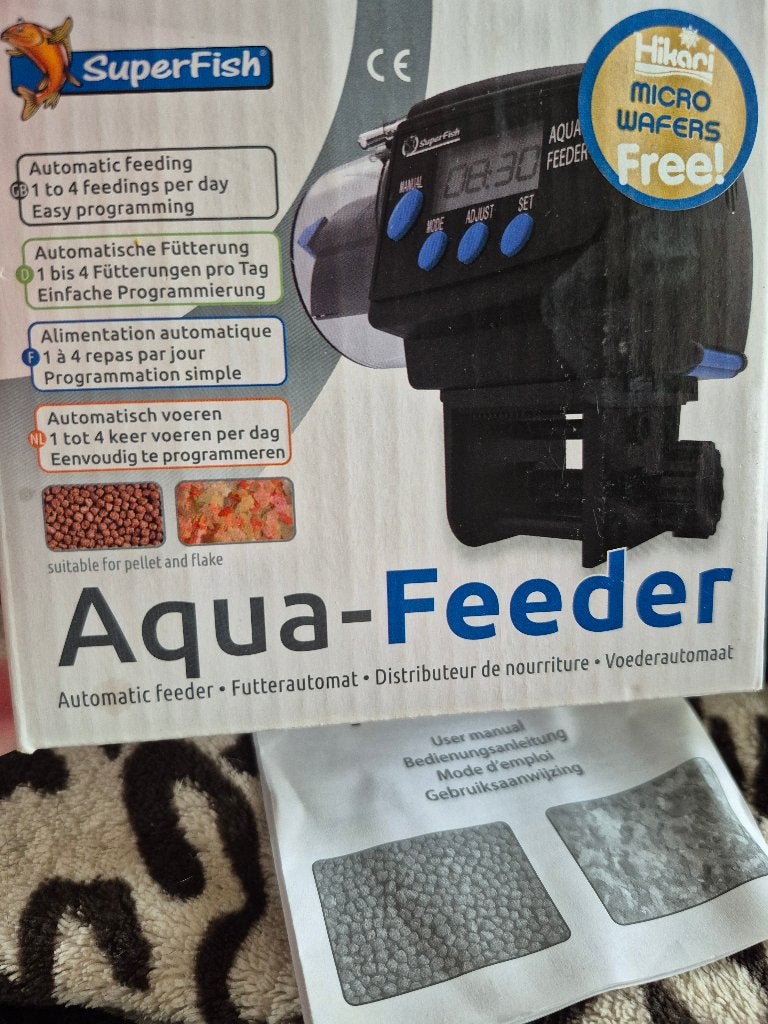 Aqua-Feeder superfish automatisch voersysteem aquarium, Ophalen of Verzenden, Zo goed als nieuw, Overige typen, Overige merken
