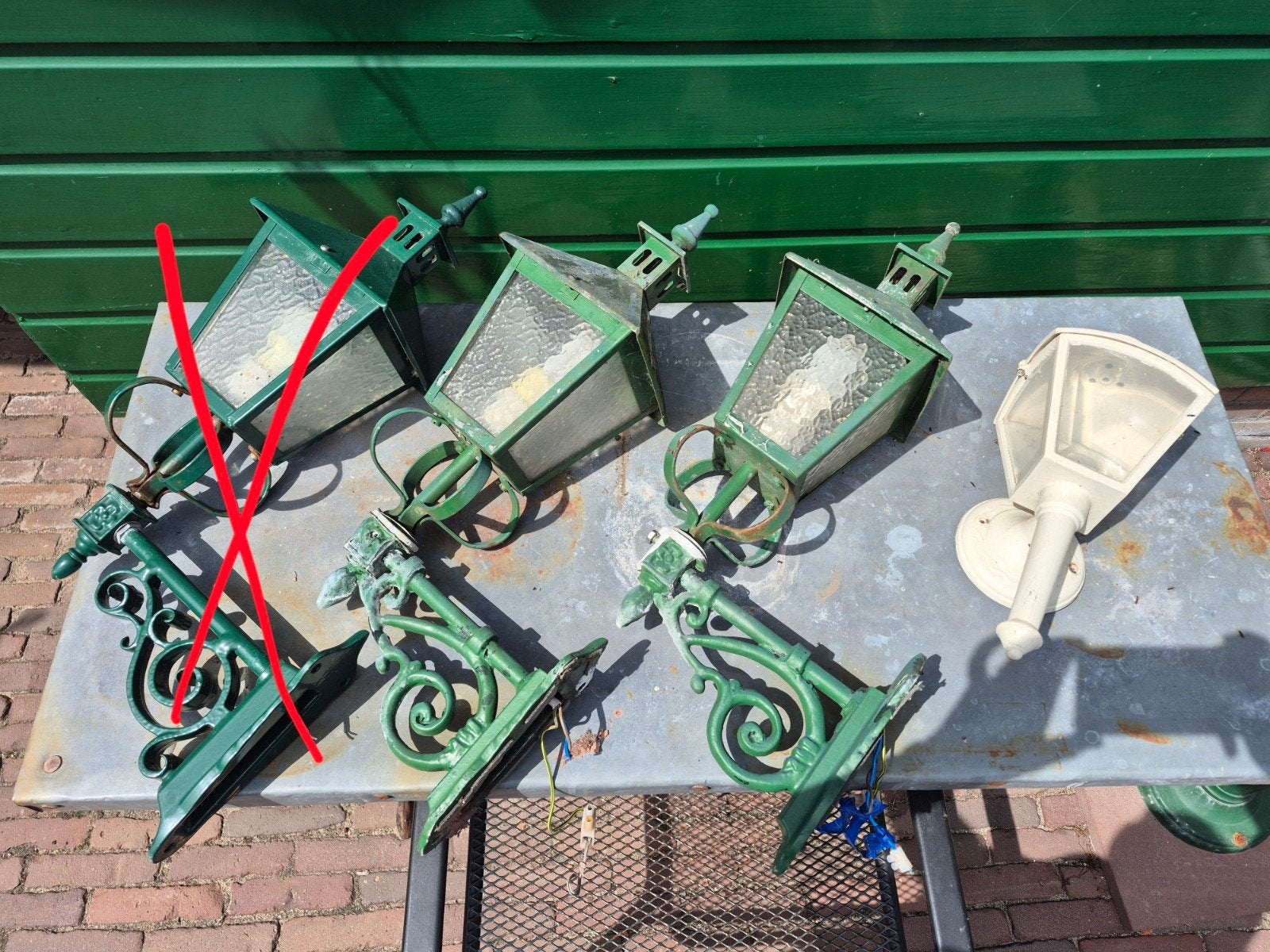 Buitenlampen, Ophalen, Gebruikt, Wandlamp, Netvoeding