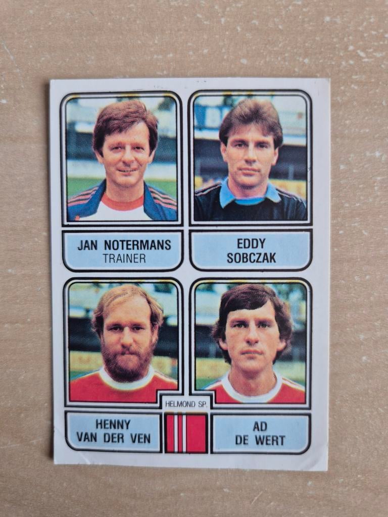 Panini Voetbal 82 Notermans De Wert Helmond Sport, Ophalen of Verzenden, Zo goed als nieuw, Poster, Plaatje of Sticker